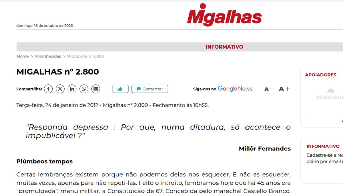 MIGALHAS nº 2.800: Diversificação da Matriz Energética e Tratamento Jurídico das Fontes Alternativas